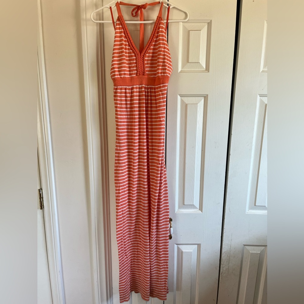 Banana Republic Maxi Halter Dress